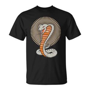 Camiseta Retro Sun Burst Serpent Snake, color negro, unisex, talla para adultos M L XL XXL - Product Image 1