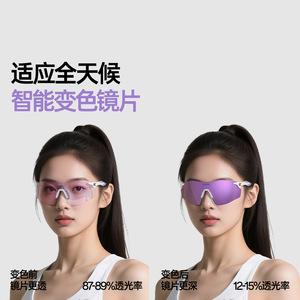 Gafas Deportivas Fotocromáticas KAPVOE, Semimontura, Resistentes al Viento, para Correr, Ciclismo, Senderismo y Uso en Exteriores - Product Image 2