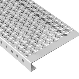 Stainless Steel Anti-corrosion Perforated Metal Anti-skid Plate Safety Grating For Stair Treads