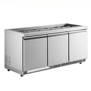 Commercial Counter Top Salad Display Refrigerator Salad Bar Refrigerator