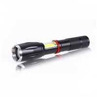 Linterna Led recargable por Usb, luz de defensa para la cabeza, 2km