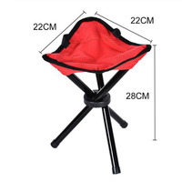 Chaise de plage Portable pliable, tabouret, trépied, accessoires de pêche, Camping, marche,