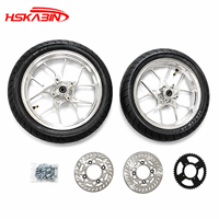 Kit de roues MAG chromées CNC de 14 pouces pour vélos électriques Sumos Street, Tuttio EM5 RTR, Valtinsu Razor, Yozma In10 Pro X1, SparkM L, pneus CST