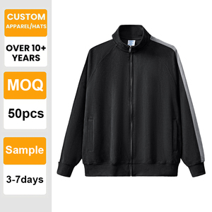 Sweat-shirt à capuche zippé en molleton 300 GSM vierge, personnalisable, de haute qualité, unisexe, mode décontractée, coupe oversize, vente en gros OEM - Product Image 1