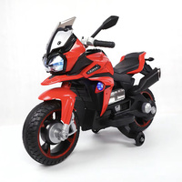 Voiture électrique à 3 roues de style moto cool pour enfants de 2 à 4 ans et de 5 à 7 ans, alimentée par batterie, en plastique