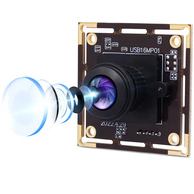 ELP 180 Degree Fisheye USB Camera Module 16MP 4656x3496 4K CMOS IMX298 AF 1080P 30FPS Wide Angle Mini USB Webcam Board for Robot