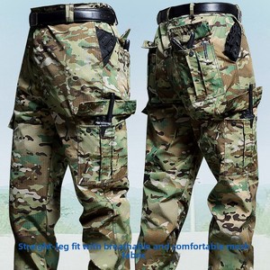 <span class=keywords><strong>Pantaloni</strong></span> da Lavoro Tattici Traspiranti Resistenti all'Usura e Antistrappo <span class=keywords><strong>con</strong></span> Chiusura a Zip Vita Media Vestibilità Comoda per Uomo/Donna - Product Image 4
