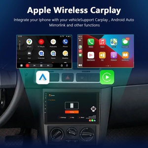 Podofo 9 pollici Android Autoradio per <span class=keywords><strong>VW</strong></span> <span class=keywords><strong>Golf</strong></span> 2004-2008/<span class=keywords><strong>Bora</strong></span> 2004-2006 Autoradio Carplay Android Auto GPS Wifi Hifi Audio FM - Product Image 2