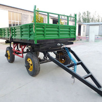 Mini hydraulische kiepwagen compacte landbouw kiepwagen kleine draaicirkel voor boomgaard kas fruit groente transport