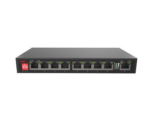 10/100M PoE <span class=keywords><strong>Switch</strong></span> 48V อัปลิงค์อีเธอร์เน็ต8พอร์ต Poe <span class=keywords><strong>Switch</strong></span> 15.4W กล้องวงจรปิดใช้ - Product Image 1