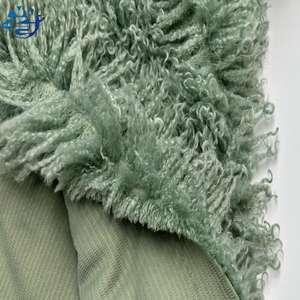 2025 nouveau tissu toscan en fausse fourrure en laine haute chaleur tricoté pour bottes de neige manteaux OEKO-TEX certifiés garçons filles vêtements rembourrage - Product Image 2