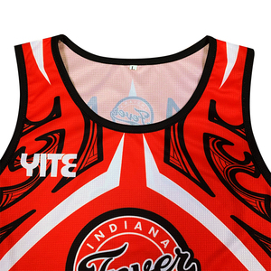 Witte en paarse effen rugbyshirtset met volledige sublimatieprint, op maat gemaakt rugby-uniform singlet - Product Image 4