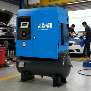 Compresseur industriel 6HP 4.5KW à vitesse fixe, à vis, intégré au réservoir. À propos de cet article : Le compresseur utilise un ensemble de composants puissants. - Product Image 3