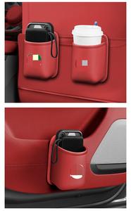 Organizador <span class=keywords><strong>de</strong></span> Coche con Logotipo Personalizado, Caja <span class=keywords><strong>de</strong></span> Almacenamiento Multifuncional <span class=keywords><strong>de</strong></span> Cuero PU para <span class=keywords><strong>Puerta</strong></span> y Ventilación del Coche - Product Image 4