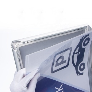 2026 Hot Sale A4 RVS staande posterstandaard met klikframe - Product Image 6
