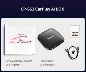 IHeylinkit CP-662 Boîtier CarPlay 8 cœurs 8+128 Go Android 13 Adaptateur sans fil avec emplacements pour carte <span class=keywords><strong>SIM</strong></span> et carte TF Assistant <span class=keywords><strong>Google</strong></span> Interface utilisateur personnalisée - Product Image 3