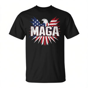 T-shirt débardeur promotionnel premium For Maga American Flag Patriotic Eagle Mullet - Product Image 3