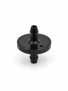 Émetteur d'irrigation goutte à goutte en plastique noir à compensation de pression pour jardin et pelouse - Product Image 1