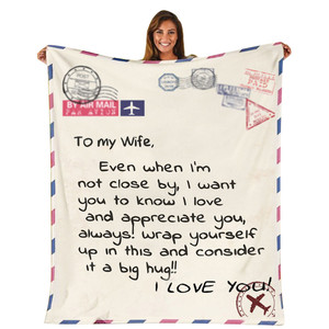 Coperta con lettera di stampa digitale personalizzata la migliore coperta regalo per la coperta in pile di <span class=keywords><strong>mia</strong></span> <span class=keywords><strong>figlia</strong></span> figlio - Product Image 4