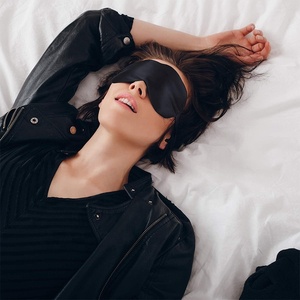 Soft and comfortable luxury sleeping mask 100% silk sleep mask /sleep eye mask for travel yoga nap - Product Image 6