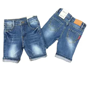 2024 नए लोकप्रिय डिज़ाइन वाले लड़कों के जींस शॉर्ट पैंट, बच्चों के शॉर्ट्स, 3-8 साल के लड़कों के कैज़ुअल शॉर्ट्स