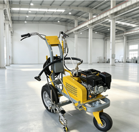 Machine de marquage routier à pulvérisation à froid avec pompe à diaphragme à essence, haute pression stable, pour parkings et applications municipales - Offre Spéciale