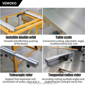 Scie à table de conception nouvelle pour la découpe de panneaux de portes d'armoires avec un glissement fluide - Product Image 2
