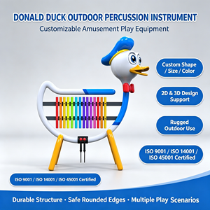 Strumento a percussione in metallo a forma di animale <span class=keywords><strong>Paperino</strong></span> - Product Image 1