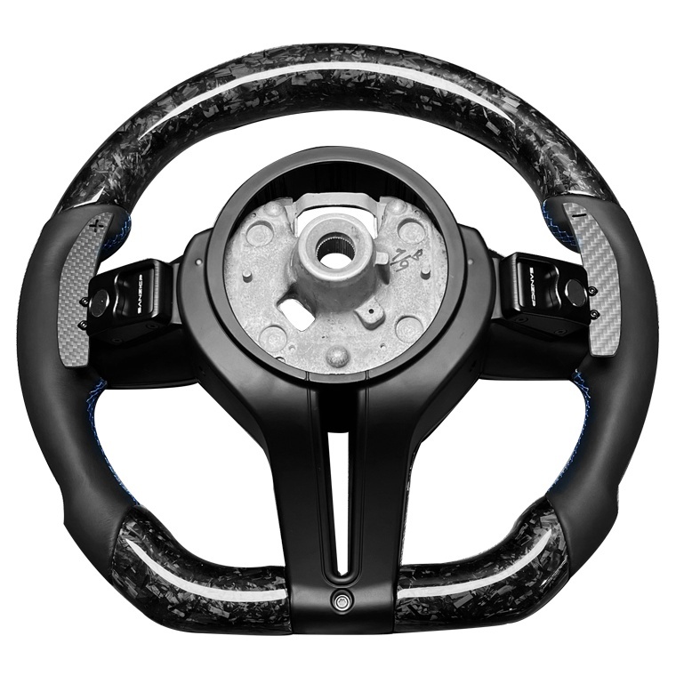 Custom Forged Carbon Fiber LED Steering Wheel (BMW Fitment), photo 2