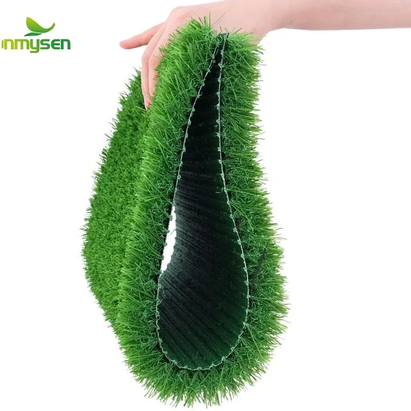 Inymysen vườn và ban công màu xanh lá cây cỏ nhân tạo thảm sàn nhựa Turf cỏ tổng hợp trang trí
