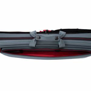 VIBRANT <span class=keywords><strong>Ymir</strong></span> Estuche Rígido Premium para Tacos de Billar y Snooker, Caja para 3/4 Tacos, Bolsa para 3x4 Tacos, de Cuero, 81x15x12cm - Product Image 1