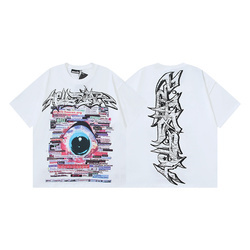 เสื้อยืดแขนสั้นทรงปกติ Hell Star NFC 300 กรัม ผ้าสแปนเด็กซ์/คอตตอน สำหรับผู้ชายและผู้หญิง ลายสัตว์ สไตล์จีน ปักลาย  ใส่สบายๆ ในฤดูร้อน - Product Image 4