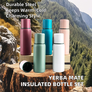 Botella de agua deportiva aislada al vacío de acero inoxidable de 500ML, estilo de diseño bonito, peso ligero, juego de viaje Mate para América del Sur - Product Image 3