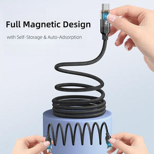 Joint Century Almacenamiento automático Magnético Usb-<span class=keywords><strong>c</strong></span> <span class=keywords><strong>Cargador</strong></span> de carga rápida Imán <span class=keywords><strong>Tipo</strong></span> <span class=keywords><strong>C</strong></span> a <span class=keywords><strong>Tipo</strong></span> <span class=keywords><strong>C</strong></span> Pd 60W Cable de carga magnético - Product Image 4
