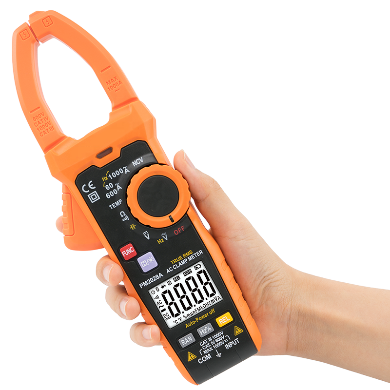 Bostek PM2028A Многофункциональный AC DC 1000V 1000A Цифровые токоизмерительные клещи Ом постоянной ёмкости, универсальный конденсатор Гц температура мультиметр True RMS