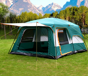 Outdoor Double Oxford Tent With Automatic Waterproof Rain and <b>Sunscreen</b> Features Multi-Functional Camping Tent QF00584 Double Ox - Product Image 3