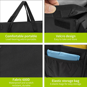 Bolsa de Almacenamiento para Disc Golf con Cubierta, Gran Capacidad, con 3 Divisores y 10 Bolsillos Laterales - Product Image 5