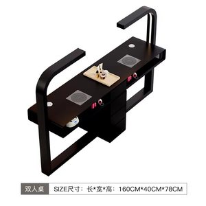 <span class=keywords><strong>Table</strong></span> de manucure pour <span class=keywords><strong>salon</strong></span> de beauté avec lampe LED, collecteur de poussière, tiroir, armoire, poste de travail pour ongles, vente en gros, fourniture OEM - Product Image 4