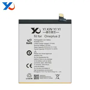 מכירה לוהטת ליתיום פולימר BLP597 קיבולת 3200mah טלפון סלולרי סוללה עבור Oneplus 2 אחד בתוספת שני