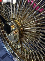 Jantes flottantes WenQi à rayons gravés pour voitures, 5 ou 6 trous, 21, 22, 24 pouces, roues à rayons dorées pour Rolls-Royce Ghost Rr21