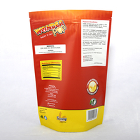 Poches en Plastique pour Emballage de Chips de Banane et Pop-corn, en Feuille d'Aluminium avec Laminage Personnalisé et Scellage à Chaud