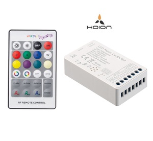 Hoion DC5-24V <span class=keywords><strong>RF</strong></span> RGB RGBW dải ánh sáng điều khiển từ xa âm thanh DJ DESCO âm nhạc <span class=keywords><strong>Led</strong></span> điều khiển - Product Image 1
