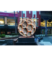 Écran vidéo Led rond 3d à 360 degrés, affichage couleur intérieur extérieur P3 P6 sphère affichage mural Led Module sphérique en forme de boule