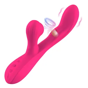 SANICA 3 in1膣スラップマッサージャー女性Gスポット大人のおもちゃクリトリス吸うウサギバイブレーター