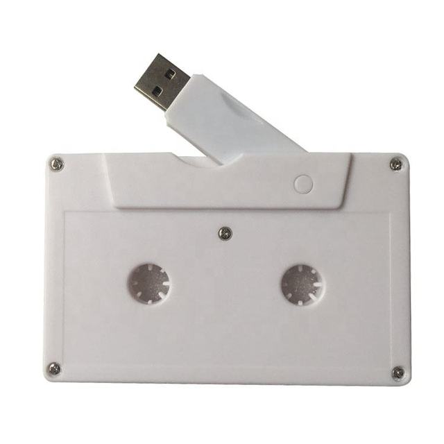 New Product Promotional Gift 8g 16g Plastic Cassette Tape Usb Stick Flash Drive 2.0 Pen Flash Drive Voice Recorder Memory Usb