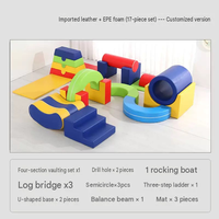 Ensemble de jeux d'escalade et de glisse pour enfants, équipement d'entraînement sensoriel pour tout-petits, aire de jeux intérieure pour garderie