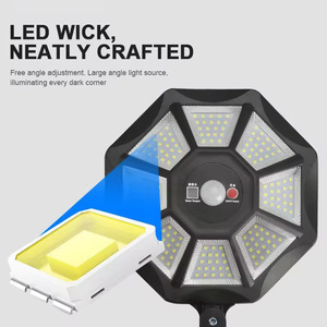 Solar Led Wall <b>Light</b> Outdoor Waterproof <b>Motion</b> Sensor Garden Patio Lighting 2000Lm 50000Hr Lifespan - Product Image 5