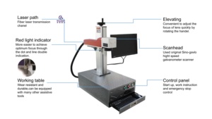 Máy Khắc <span class=keywords><strong>Laser</strong></span> Trên Vỏ Điện Thoại Hình Dơi Bóng Chày Gravograph Để Bàn Tại Nhà Máy Chai Nước Hoa Hình Tròn - Product Image 6