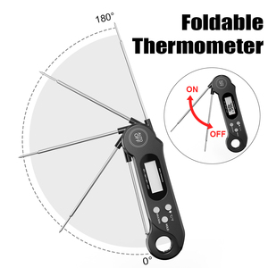 Matière plastique de <span class=keywords><strong>thermomètre</strong></span> alimentaire à lecture instantanée numérique <span class=keywords><strong>professionnel</strong></span> de haute précision pour la cuisson de la viande et des bonbons - Product Image 3
