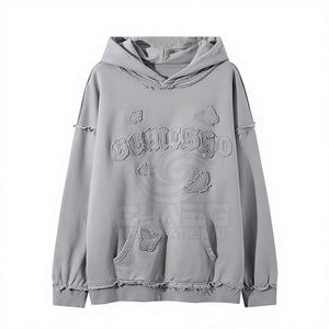 Wholesale Rate <b>Top</b> Selling Men Winter <b>Distressed</b> Hoodies Latest Design 100% Cotton Breathable - Product Image 1